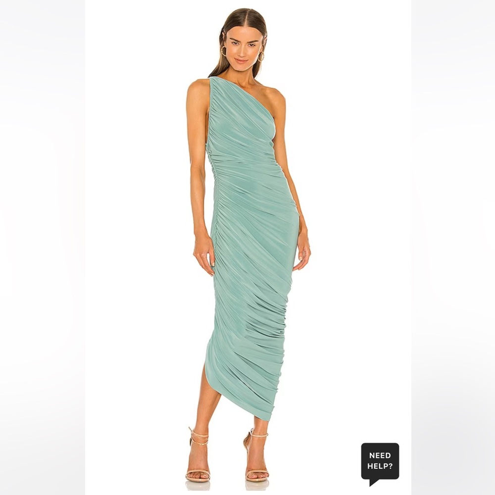 Norma Kamali Diana Gown in Vintage Mint